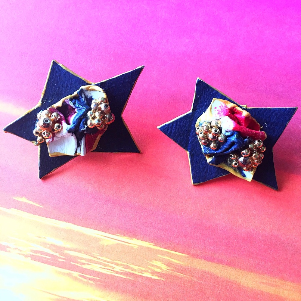 Artisan Made Patriotic Earrings