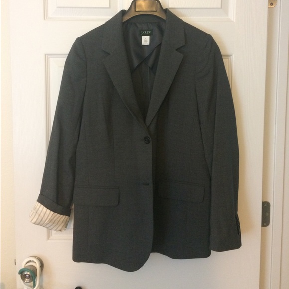 J.Crew Long Boyfriend Blazer in Gray style 19197 - Picture 2 of 8