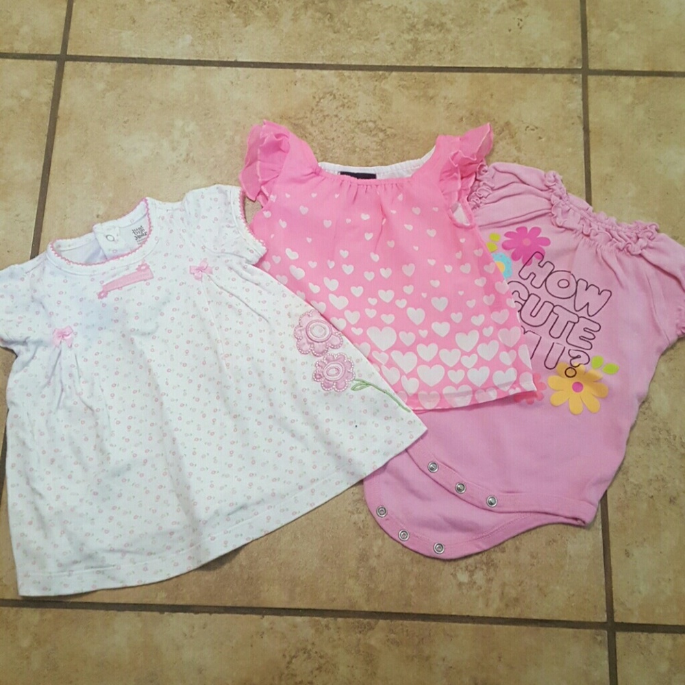 3 baby girls pieces
