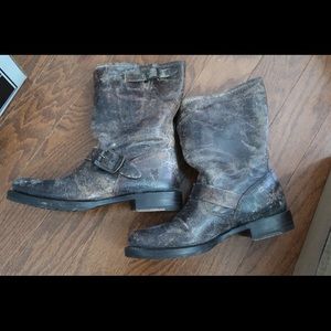 Frye Veronica short boots chocolate size 7M
