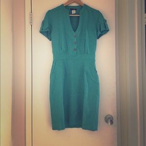 Teal summer dress