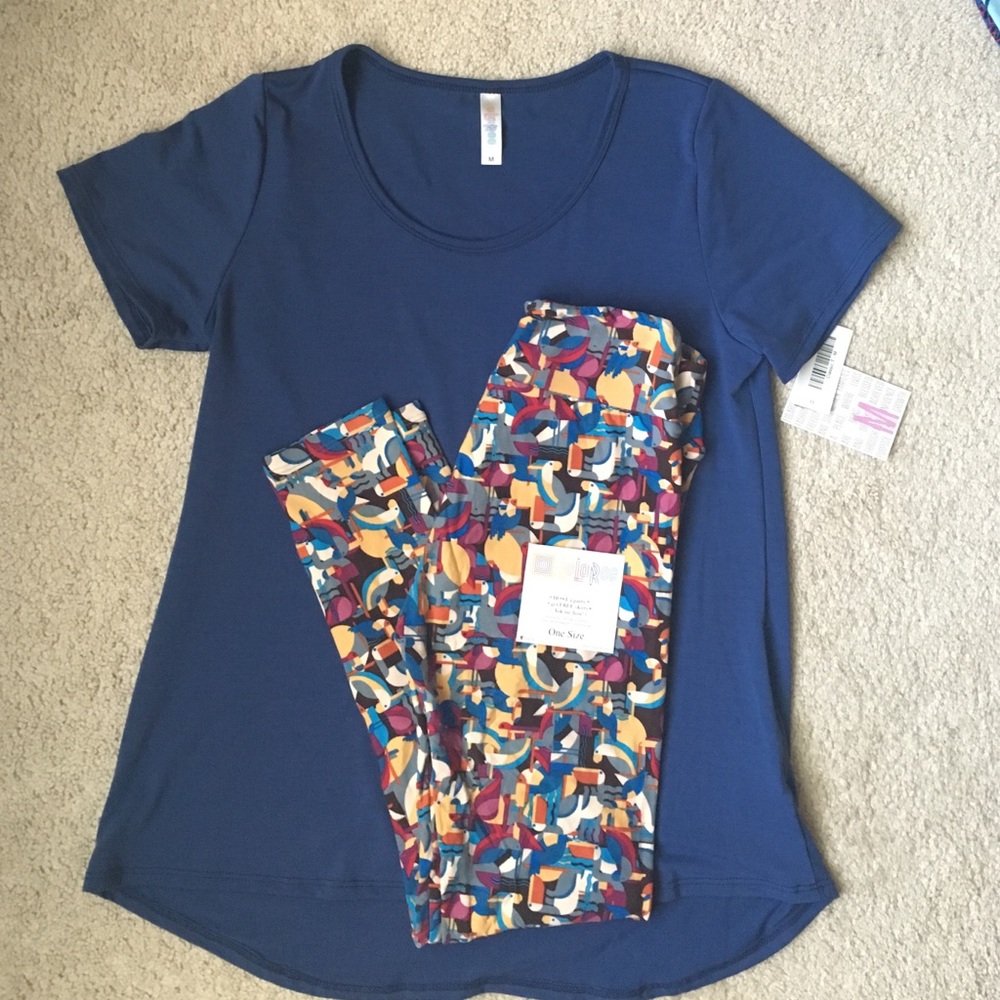 Lularoe Classic T & OS leggings