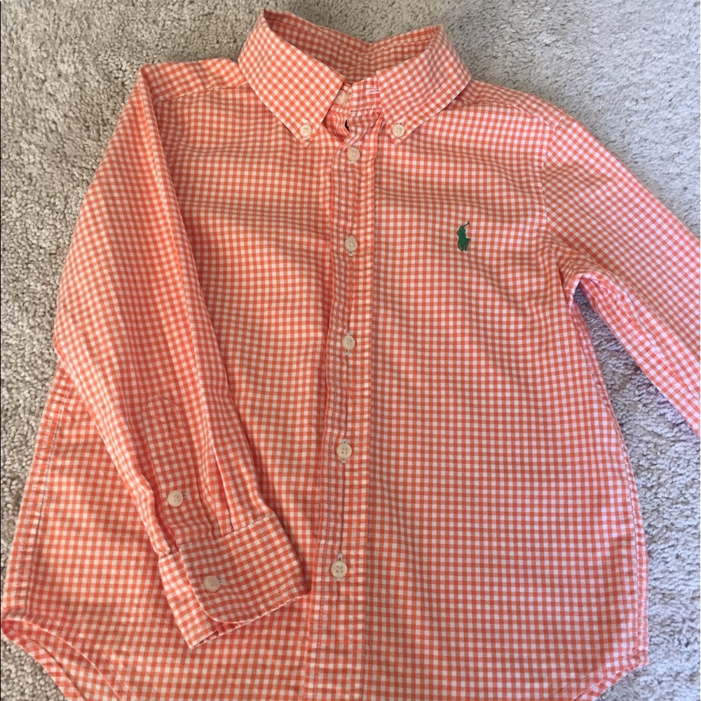 Ralph Lauren kids Orange shirt
