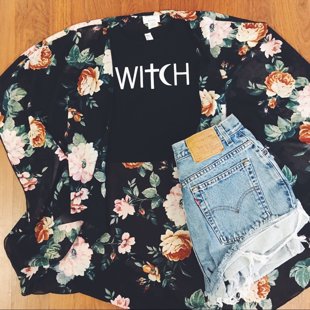 Witch Crop top American Apparel NWT