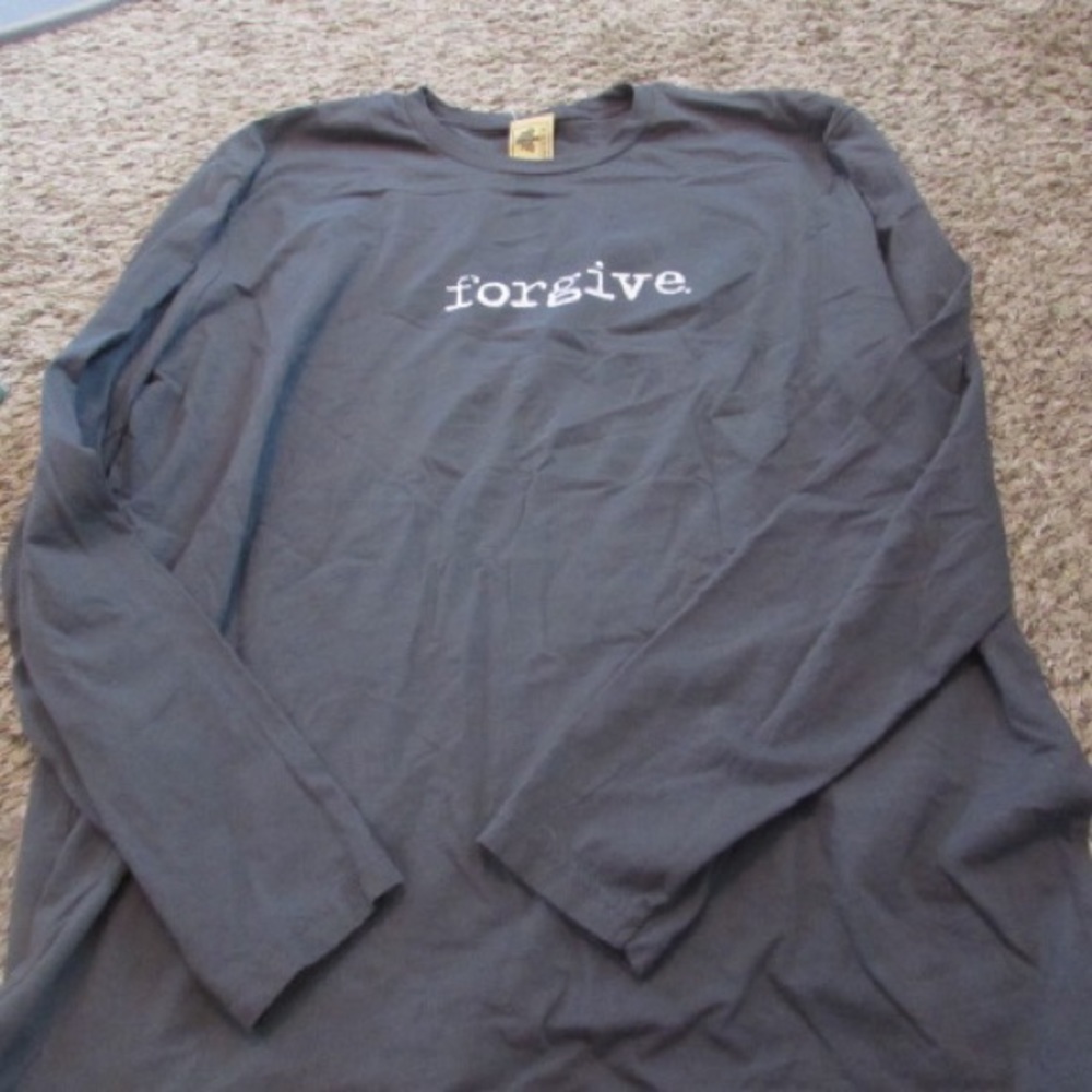 "Forgive" super soft long sleeve uni-sex tee