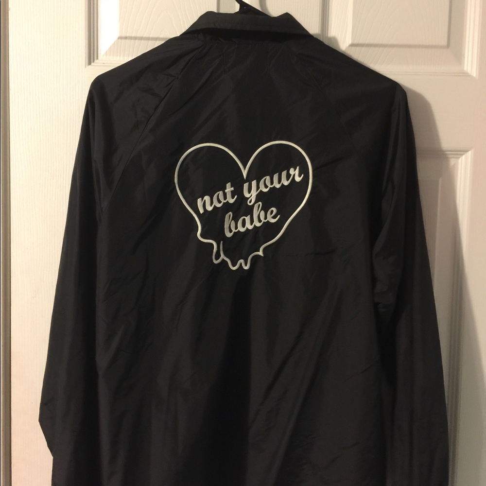 Not your babe wind breaker