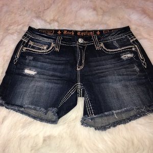 Rock Revival Buckle Exclusive Jeans Shorts