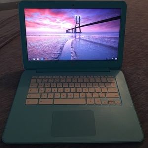Hp chrome book (sky blue)