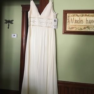 Off white long dress