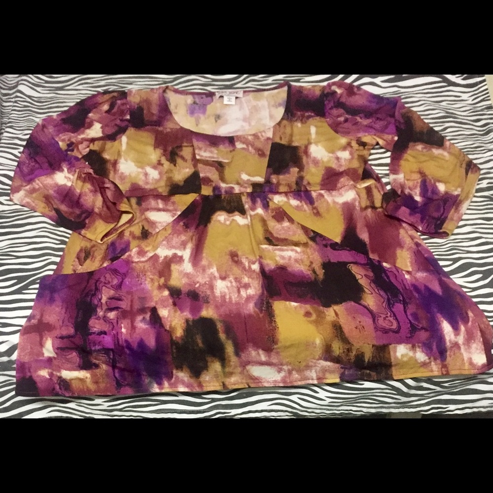 D.R. By D.Rodriguez Large Multiple Colors Blouse.