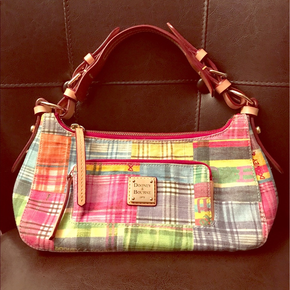SOLD: Like New! Dooney & Bourke Small Madras Purse