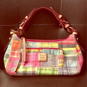SOLD: Like New! Dooney & Bourke Small Madras Purse