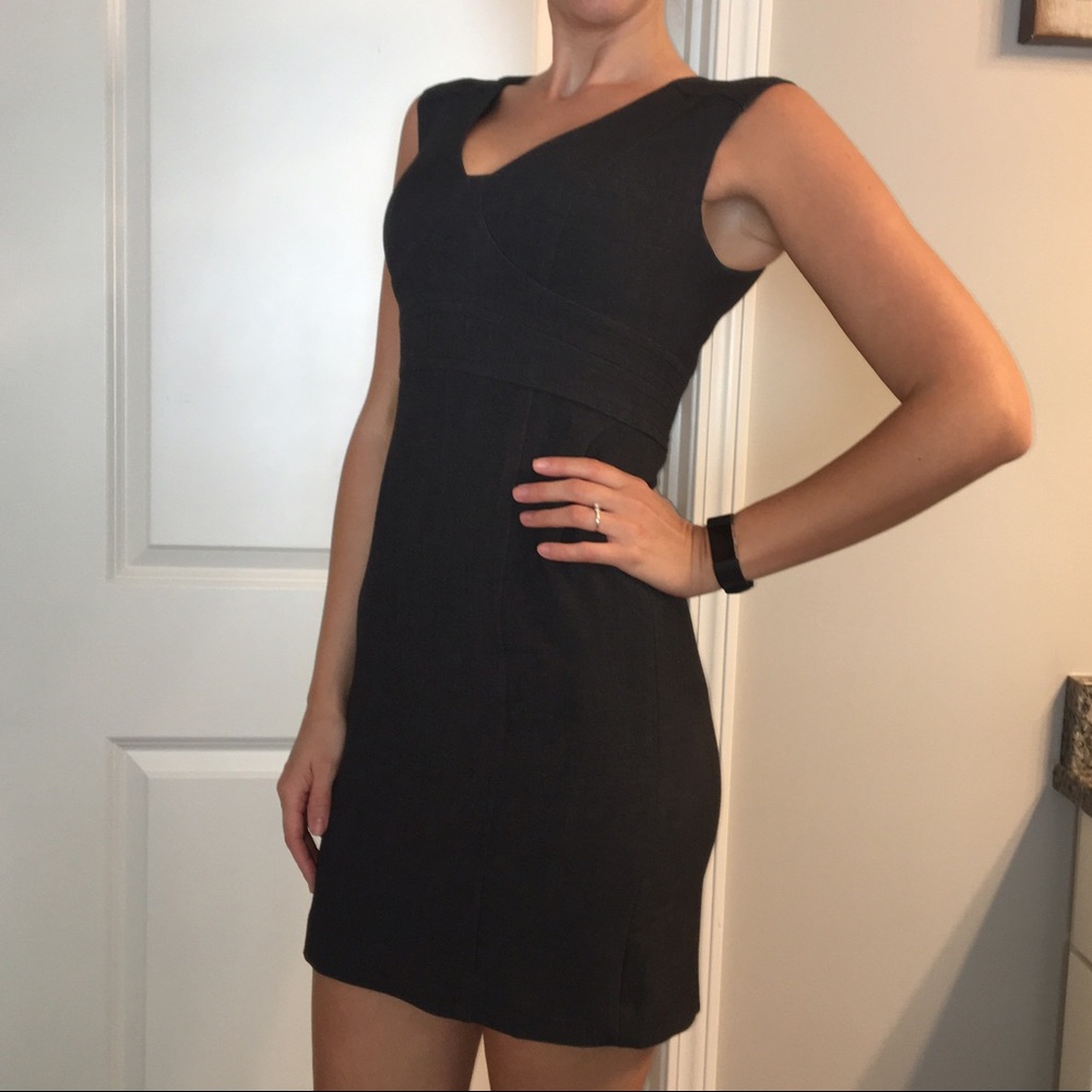 NWT Ann Taylor Loft Heather Grey Dress Size 0