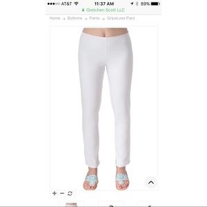 BRAND NEW Gretchen Scott GripeLess white pants