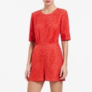 BCBG HAILE LACE ROMPER