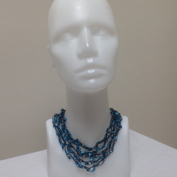 Beaded Crochet Necklace - Picture 1 of 8
