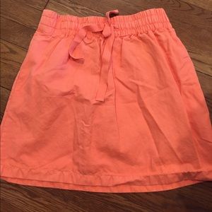 Jcrew coral skirt size 2