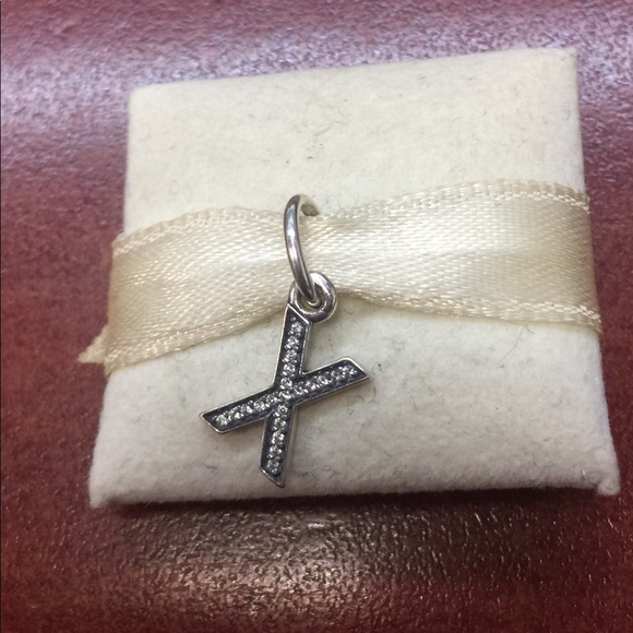 Pandora "X" cz initial - Picture 1 of 2