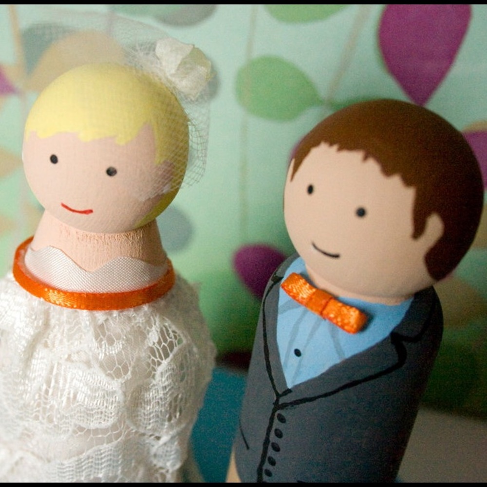 Wedding Handmade cake topper
