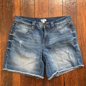 J. Crew Cut Off Jean Shorts