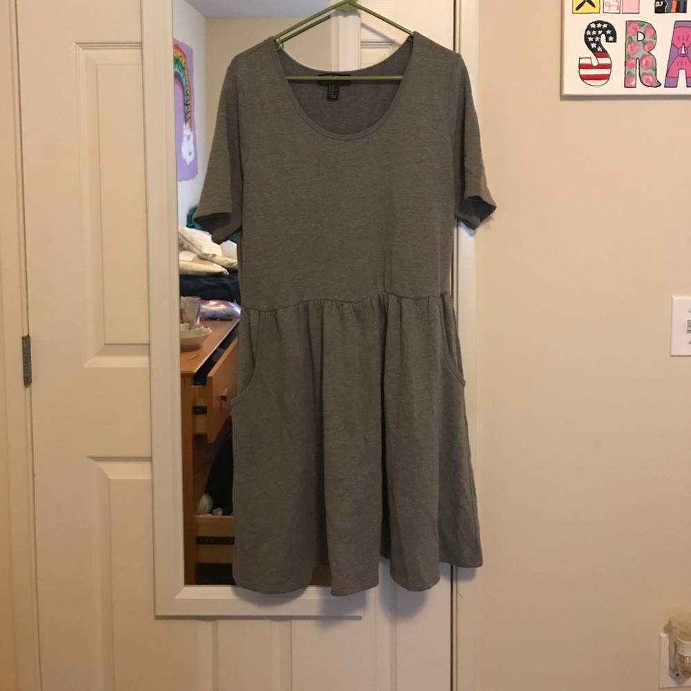 Gray tshirt dress worn once