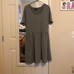 Gray tshirt dress worn once