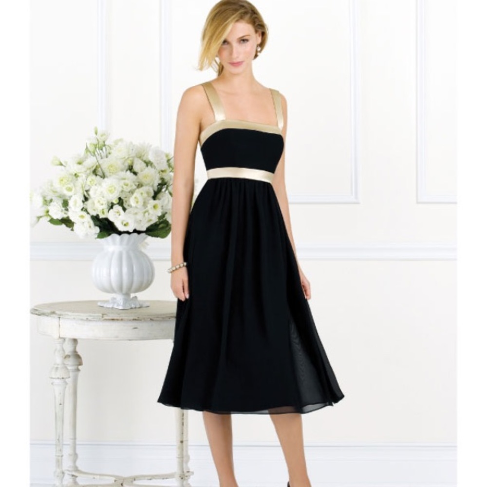 NWT After Six Black/Burgundy Cocktail Dress