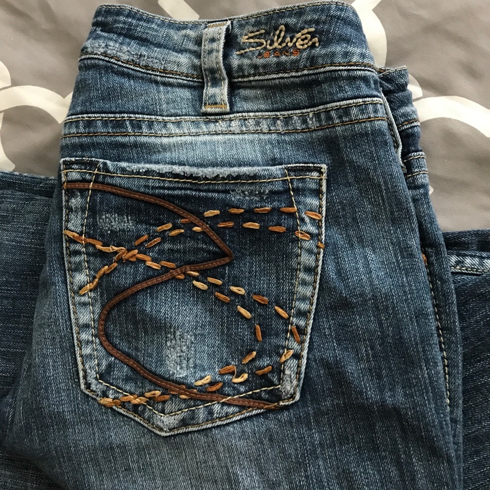 Silver Bootcut France Flair size w33 l33