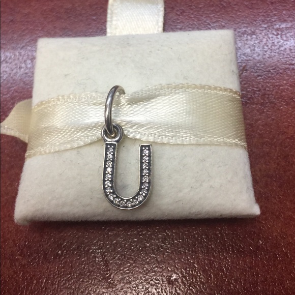 Pandora "U" cz initial - Picture 1 of 2