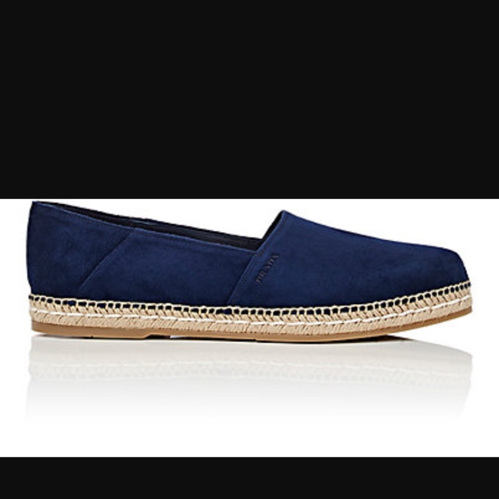 PRADA SUEDE ESPADRILLES