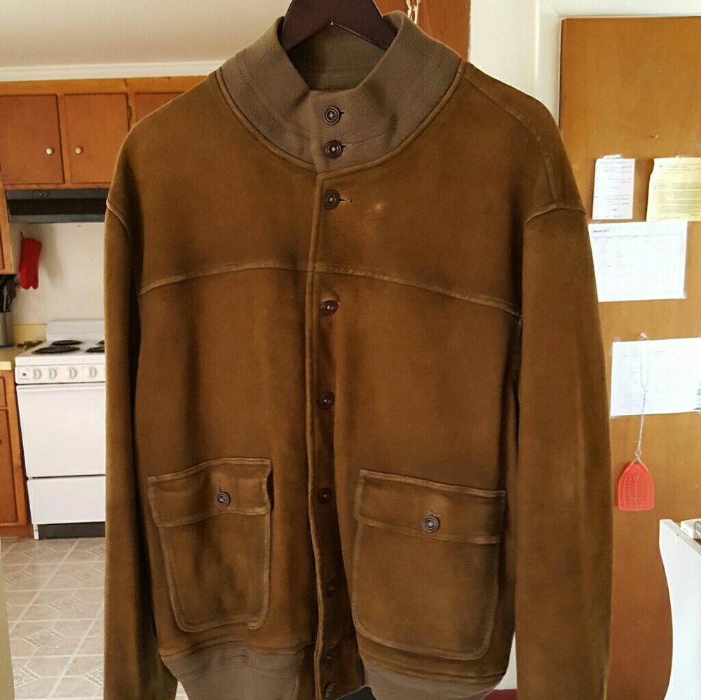Ralph Lauren suede coat
