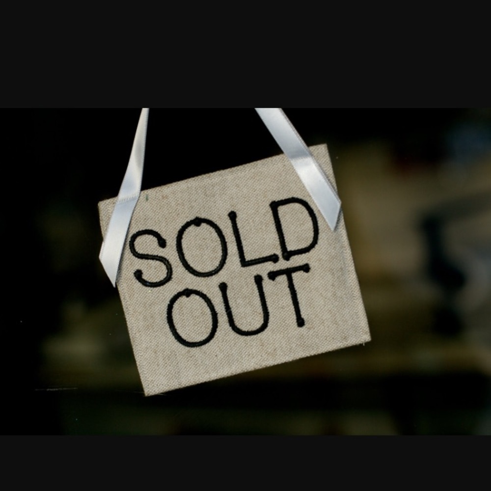 Everything below this has been sold!