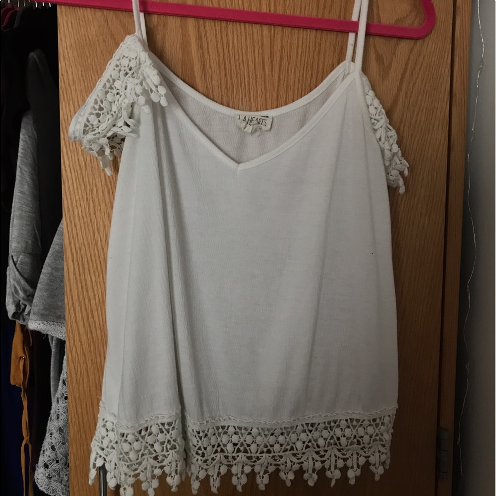 Off the shoulder shirt