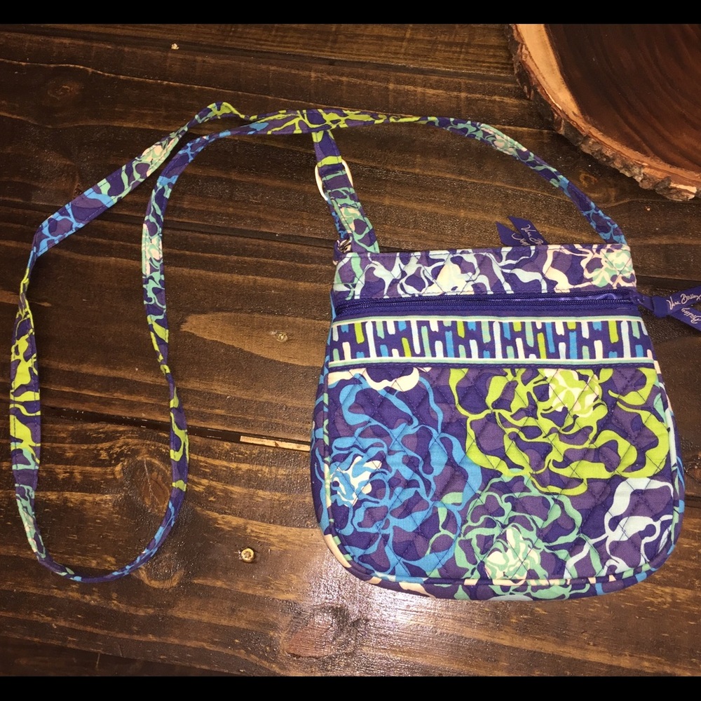 Vera Bradley petite double zip hipster bag