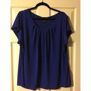 NWT Blue Worthington 3X plus size top