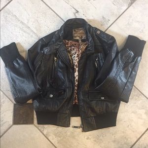 Vegan Leather Jacket Perfect for Spring