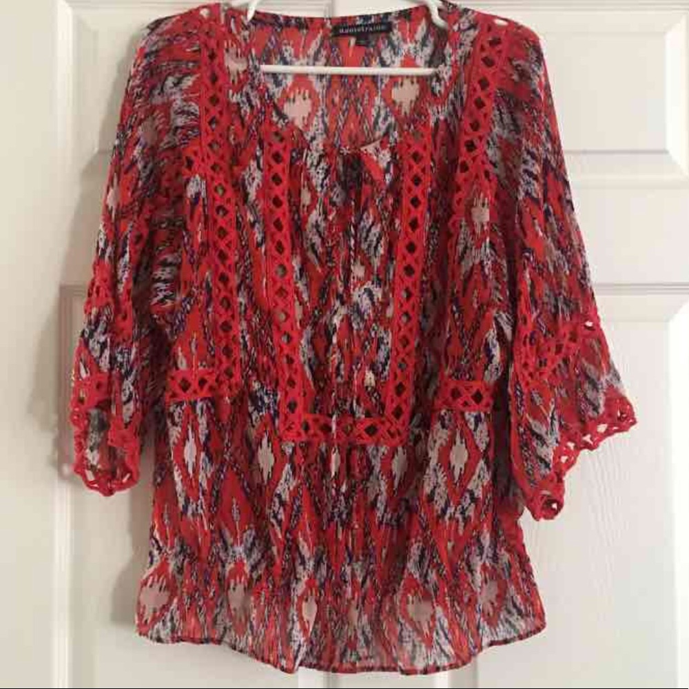 Daniel Rainn Red/White/Blue Top