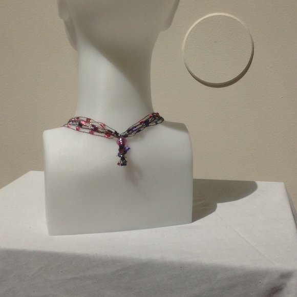 Beaded Crochet Necklace - Picture 4 of 8