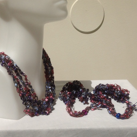 Beaded Crochet Necklace - Picture 5 of 8