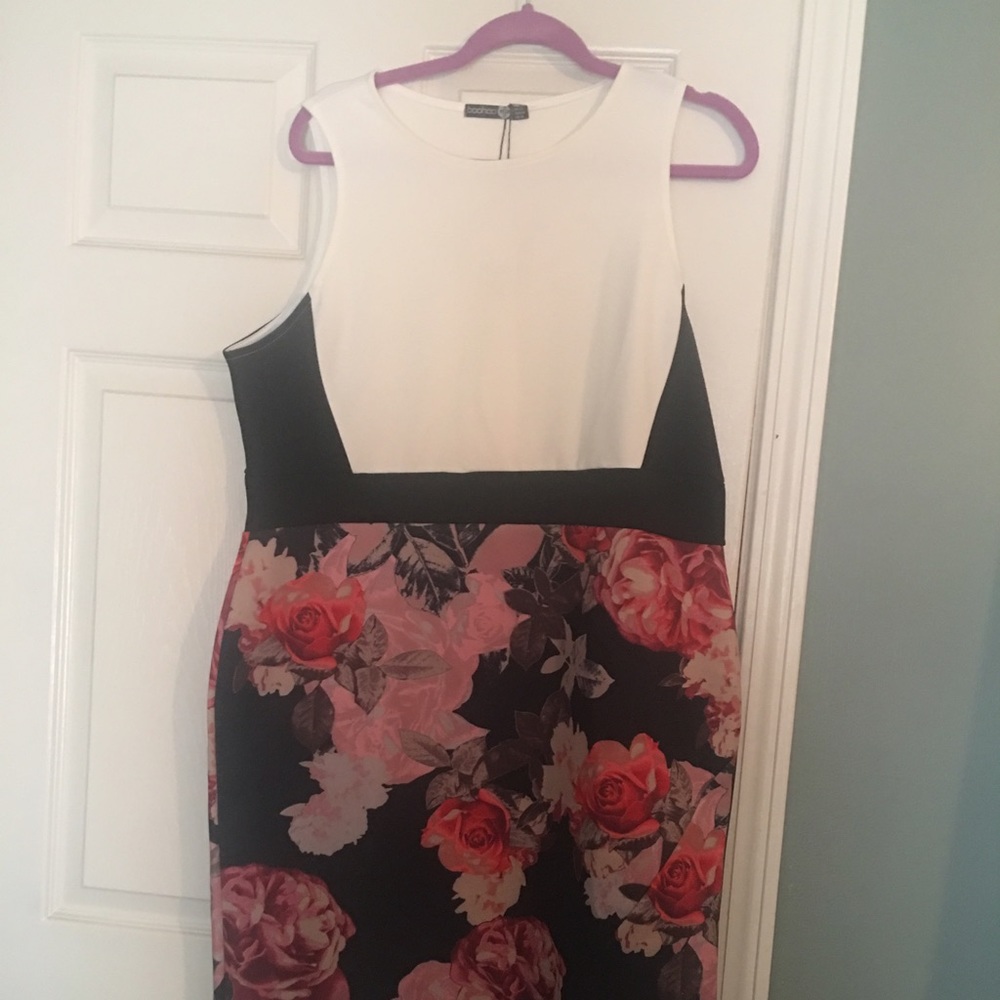 Boohoo floral dress