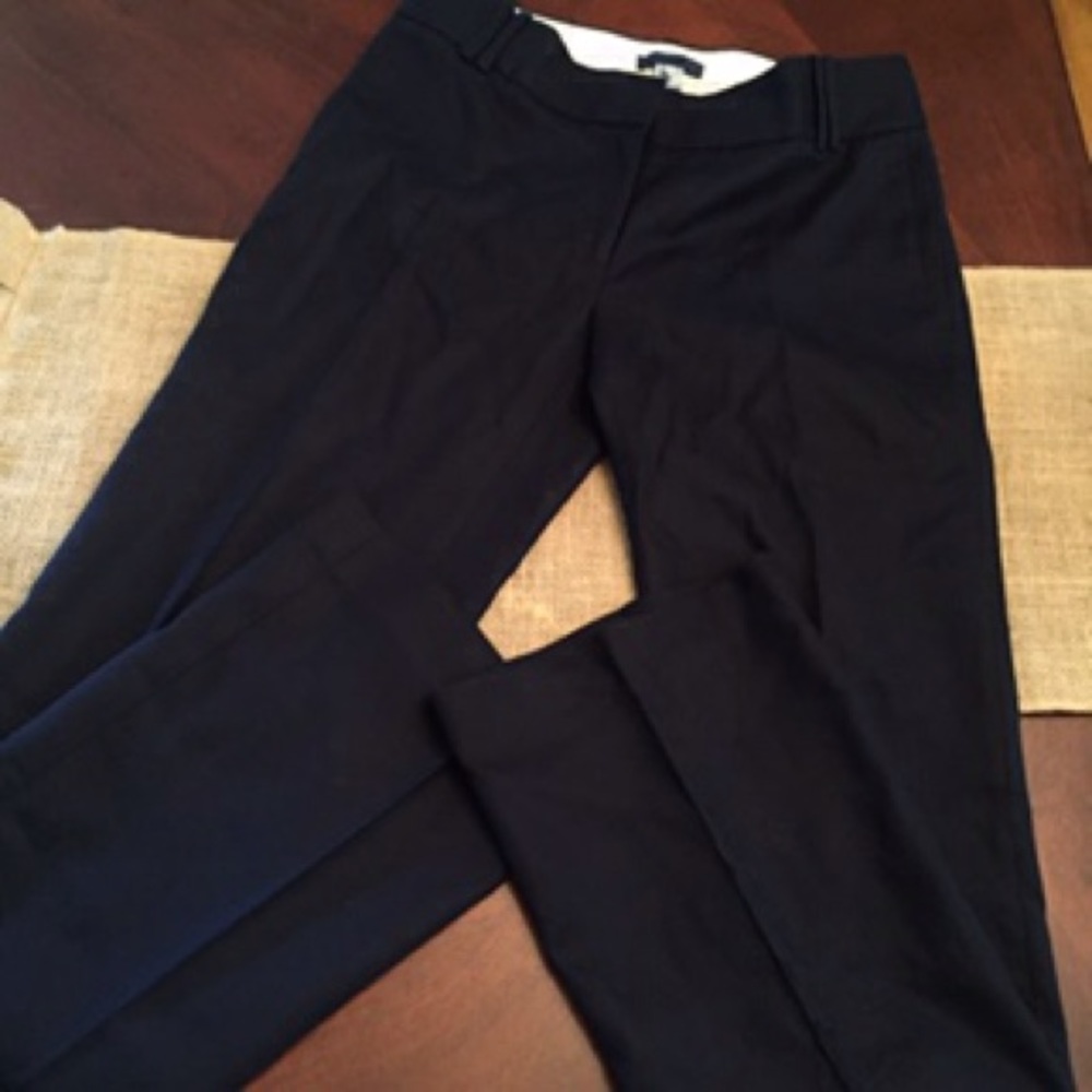 JCrew city fit navy trousers