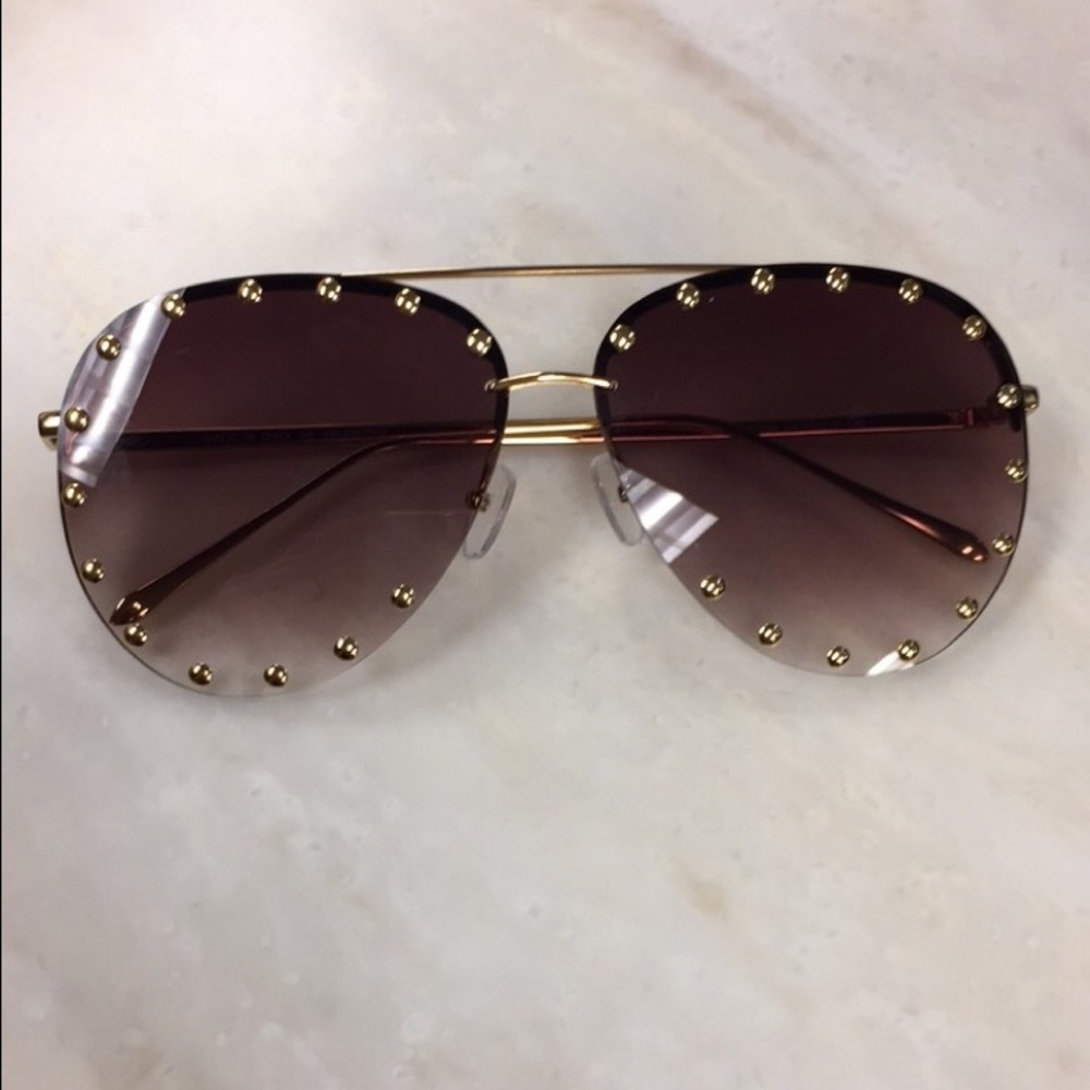 Valentino studded aviators