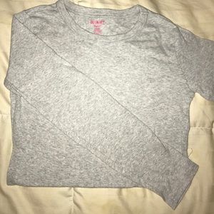 Light Gray Old Navy Long Sleeve Tee