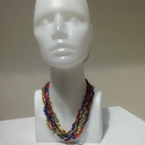 Beaded Crochet Necklace