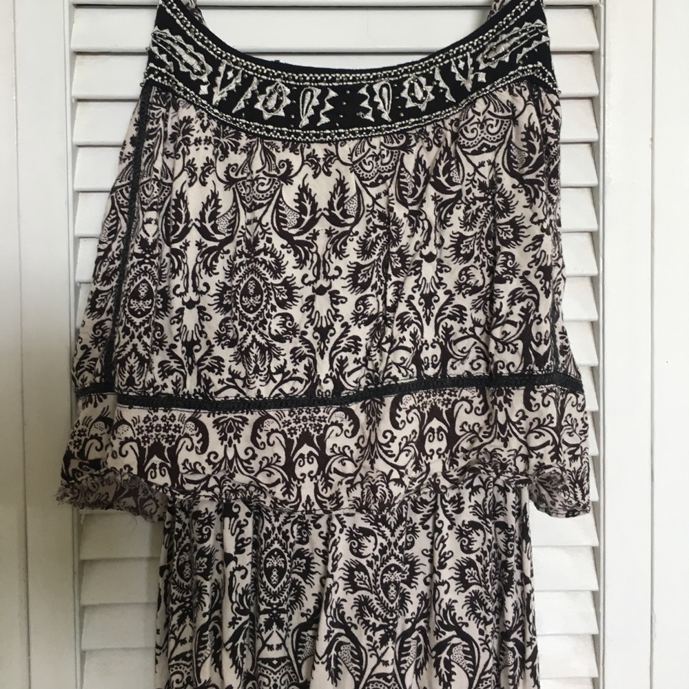Black and cream Maxi