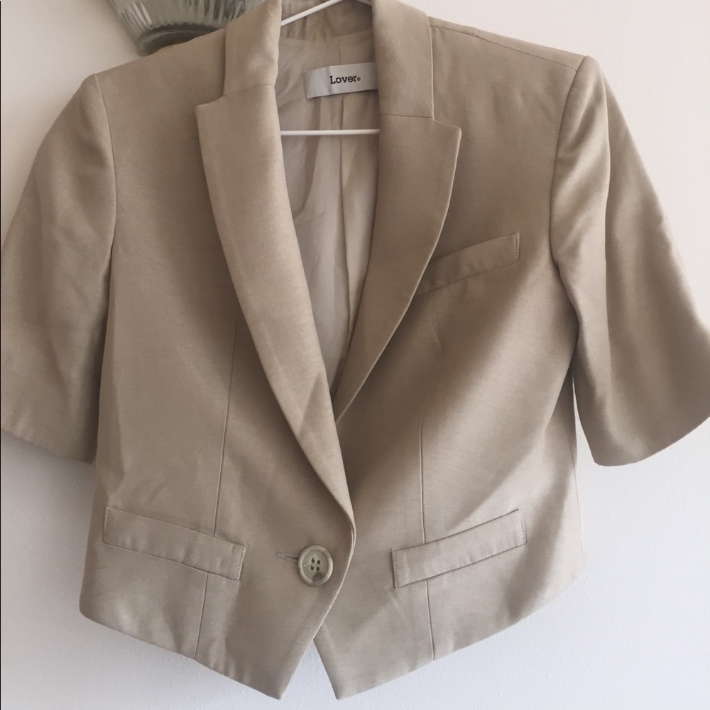 LOVER cropped jacket