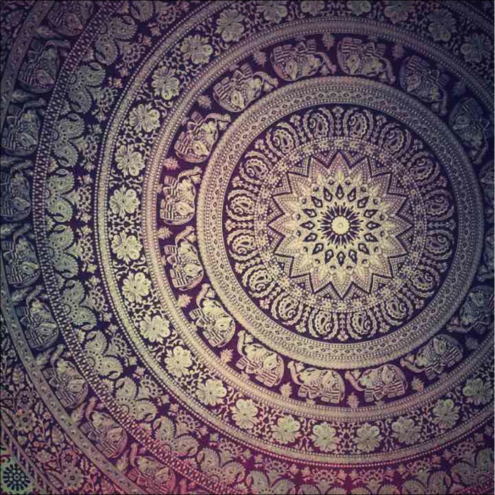 Pink & purple tapestry