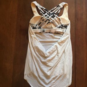 Women's open back tank