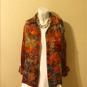 Chico's- Gorgeous Silk Blend  Shirt