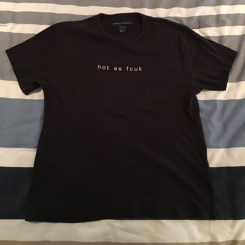 French Connection "hot as fcuk" Tshirt